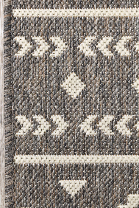 Long Island Tribal Brown Rug