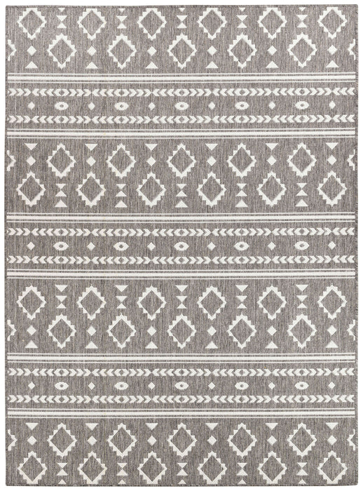 Long Island Tribal Brown Rug