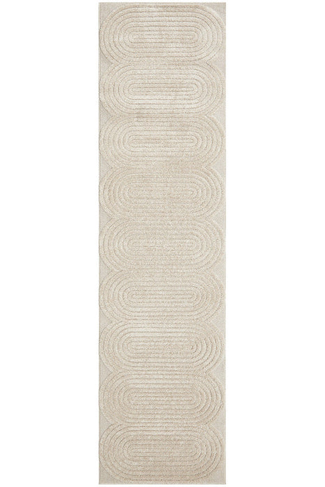 Brosa Churl Beige Runner Rug