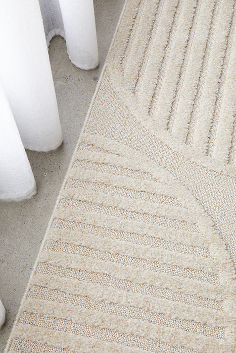 Brosa lee Beige Runner Rug