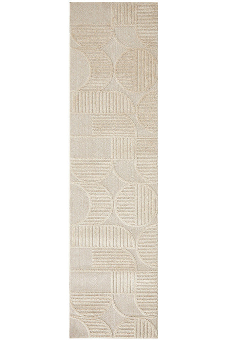 Brosa lee Beige Runner Rug