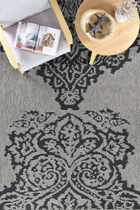 Long Island Sheen Brown Black Rug