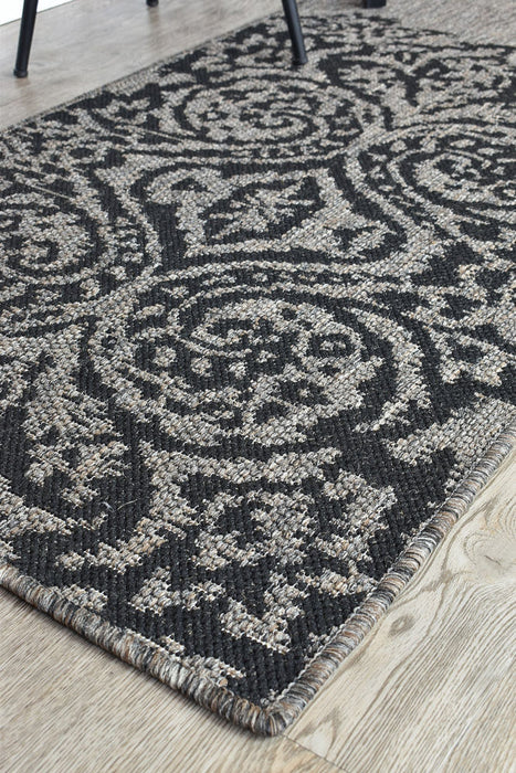 Long Island Sheen Brown Black Rug