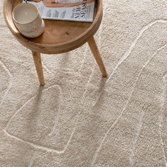 Milium Lines Cream Rug