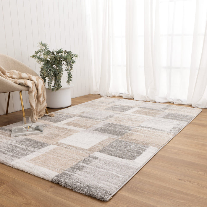 Orlean Squares Neutral Rug