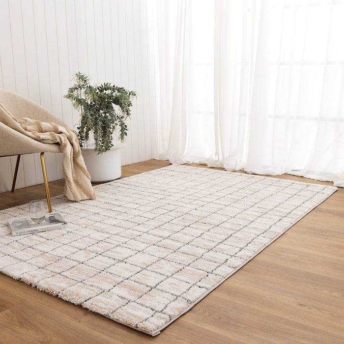 Orlean Clean Lines Neutral Rug