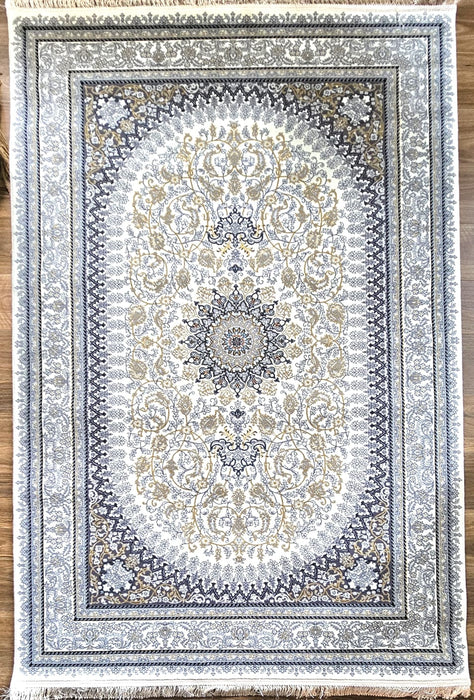 Arsham Floret Silver Cream Rug