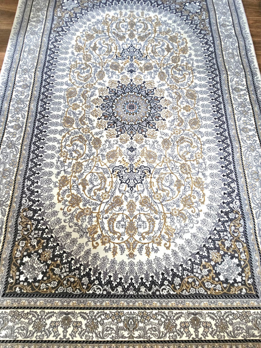 Arsham Floret Silver Cream Rug