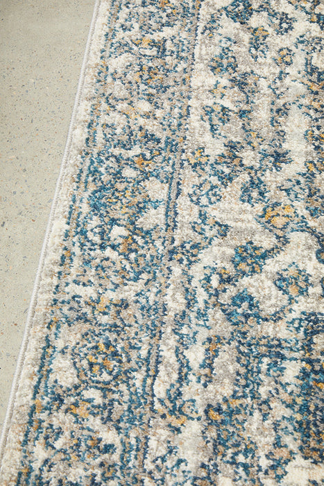 Sasha Blue Runner Rug