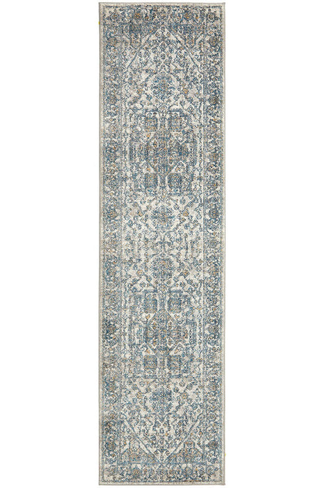 Sasha Blue Runner Rug