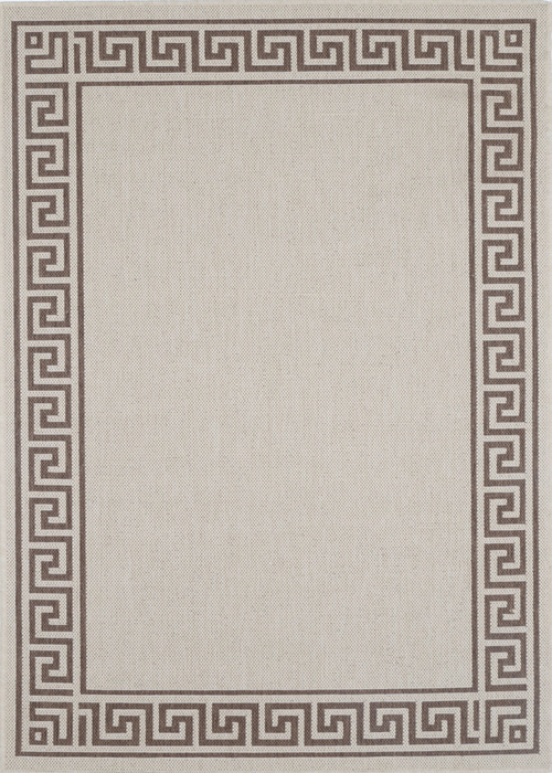 Sisalo Vercase Bordered Beige Cream Rug