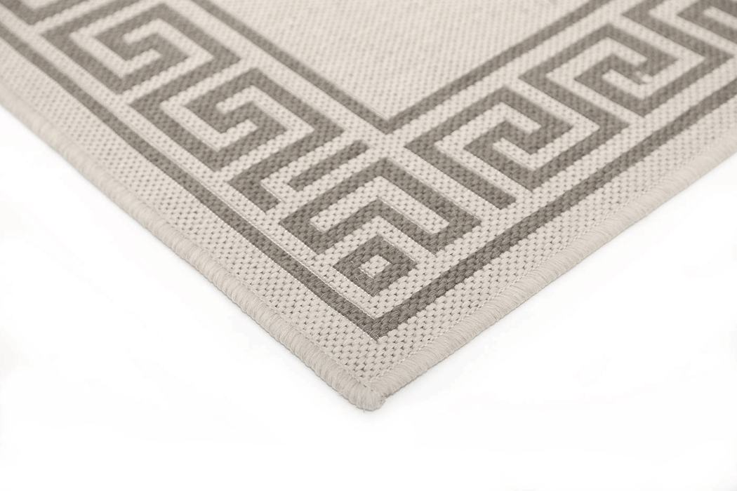 Sisalo Vercase Bordered Beige Cream Rug