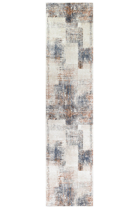 Sophia Sanremo Blue Rust Runner Rug