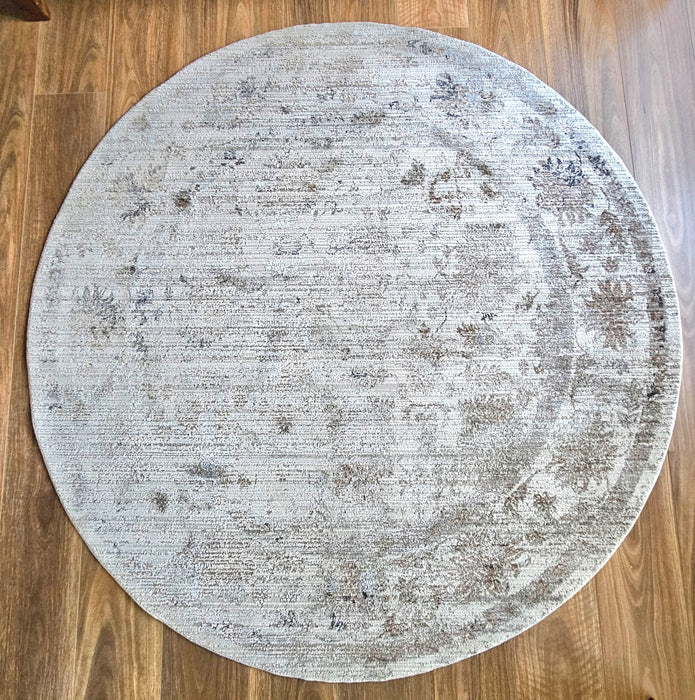 Peerless Bodrum Grey Round Rug