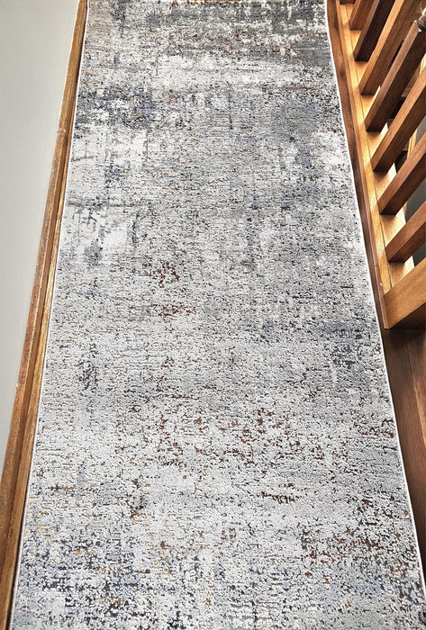 Zonal Amasya Grey Runner Rug