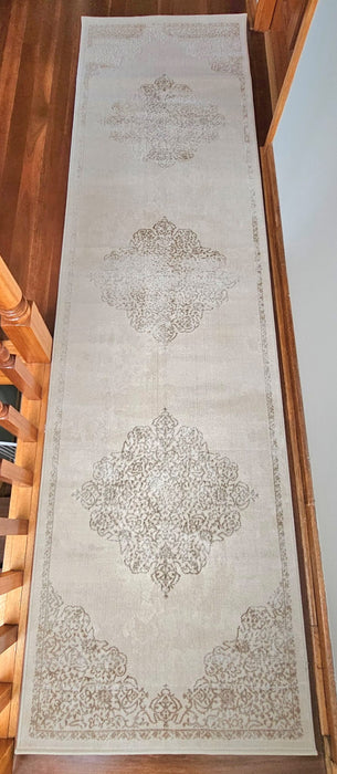 Genus Amasya Beige Runner Rug