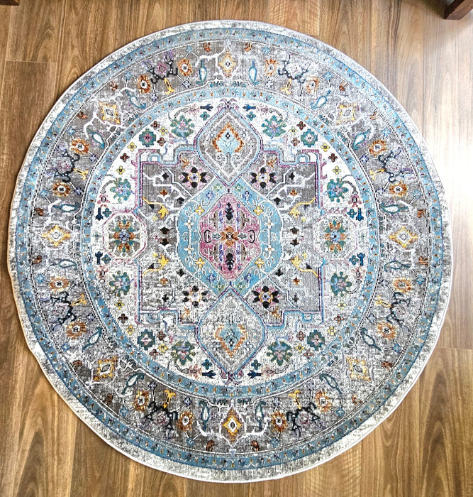 Peerless Aksaray Multi Round Rug