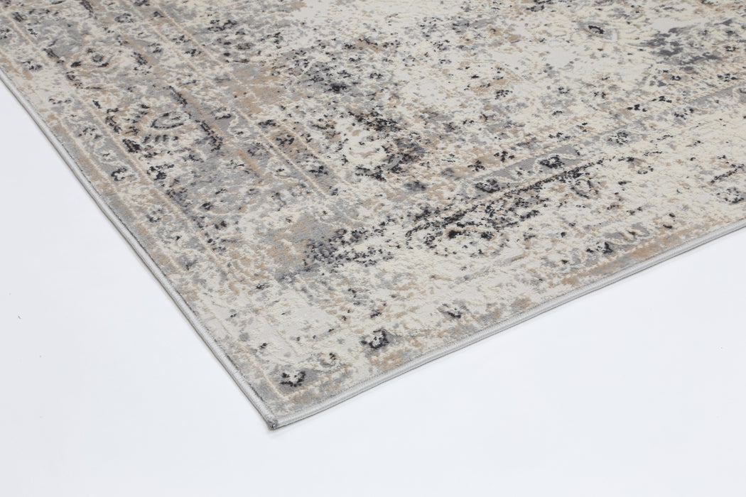 Appearance Visage Beige Grey Rug