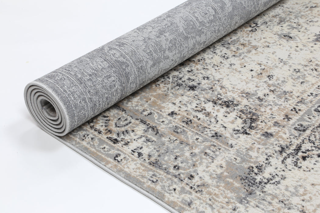 Appearance Visage Beige Grey Rug