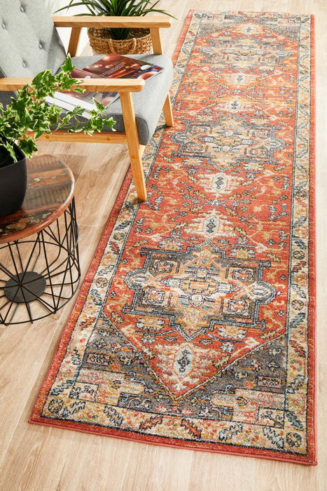 Bequest Heirloom Terracotta Runner Rug