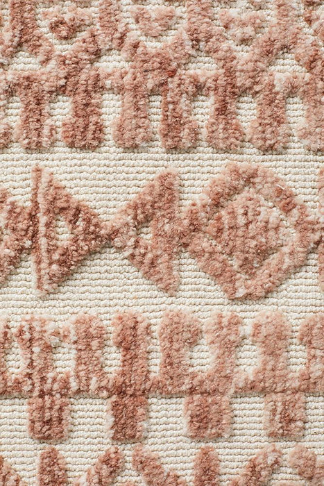 Denim Beta Peach Ivory Rug