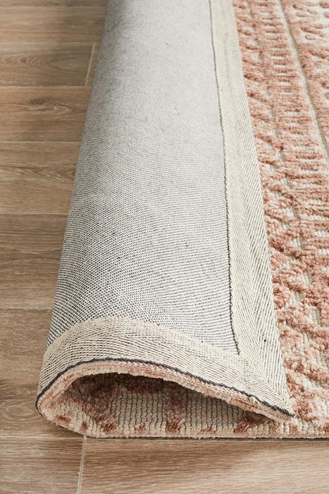 Denim Beta Peach Ivory Rug