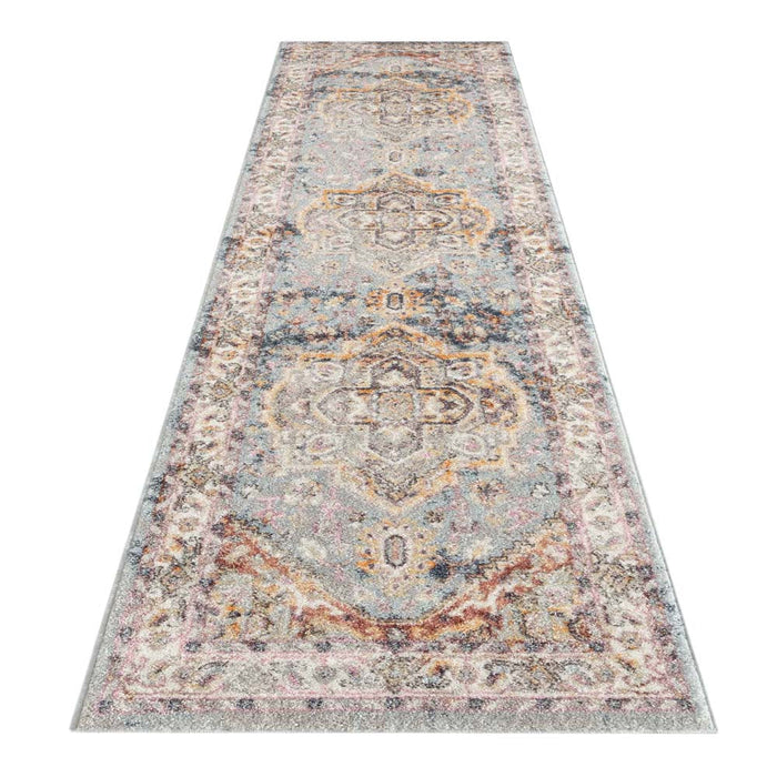 Phoebe Daydream Light Blue Runner Rug