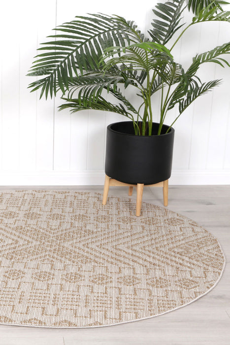 ParadiseLand Bresha Indoor Outdoor Round Rug