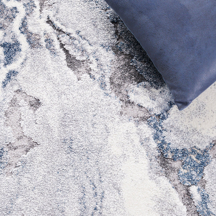 Quartz Element Blue Rug