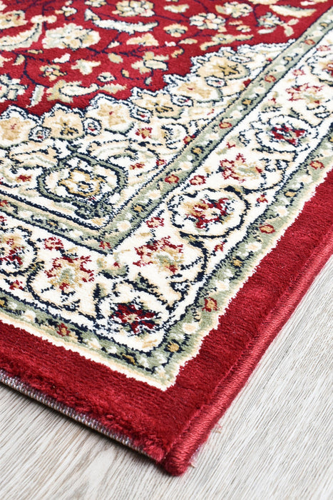 Michelan Medallion Red Runner Rug