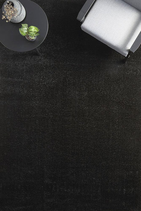 Restful Black Rug